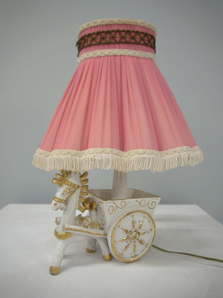 Continental – Kitsch Donkey and Cart Table Lamp