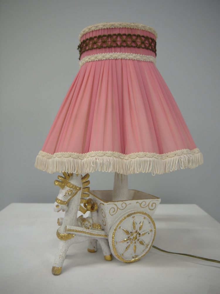 Continental – Kitsch Donkey and Cart Table Lamp