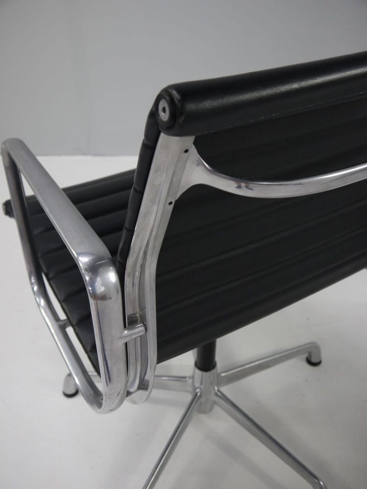 Charles and Ray Eames – EA108 Leather Swivel Chair