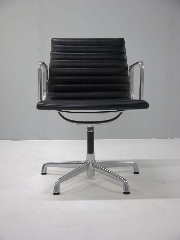 Charles and Ray Eames – EA108 Leather Swivel Chair