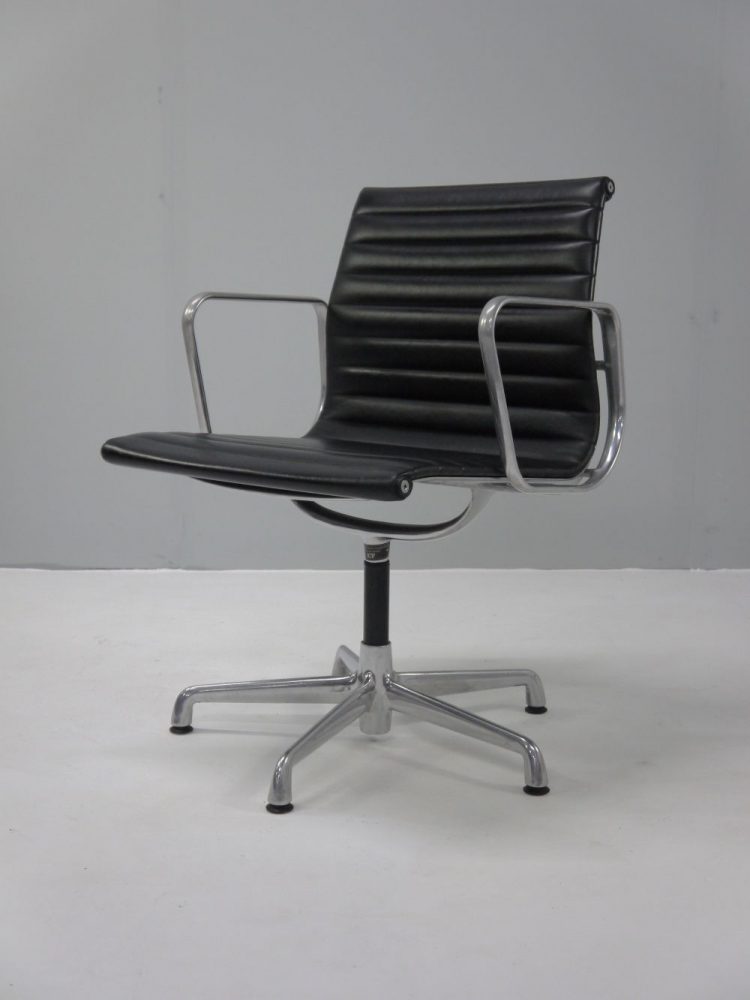 Charles and Ray Eames – EA108 Leather Swivel Chair