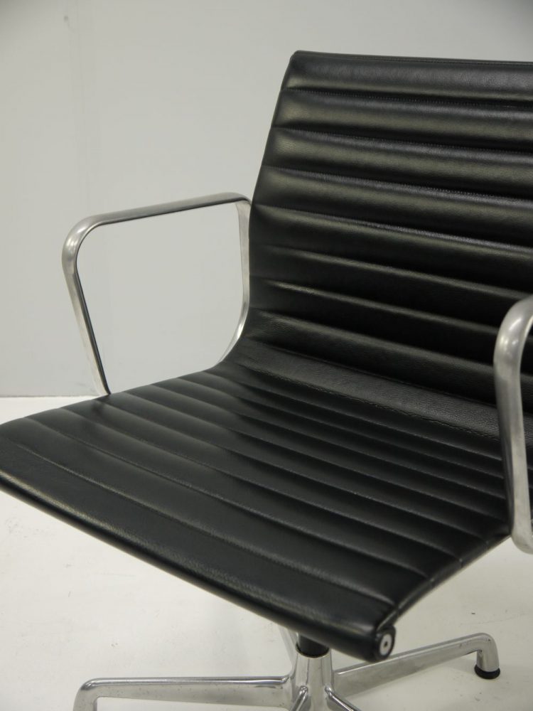Charles and Ray Eames – EA108 Leather Swivel Chair