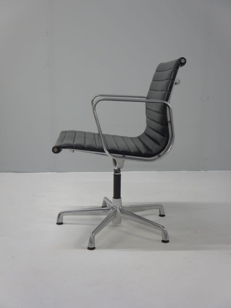 Charles and Ray Eames – EA108 Leather Swivel Chair