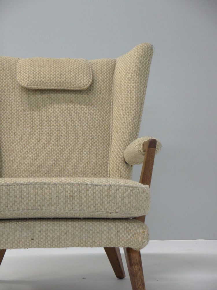Egomme – Rarely Seen Upholstered Wing Back Chair
