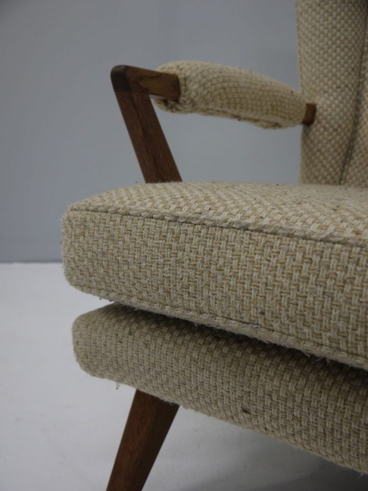 Egomme – Rarely Seen Upholstered Wing Back Chair