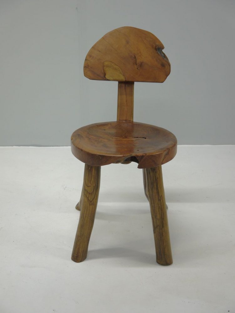 Live Edge – Elm Tripod Chair