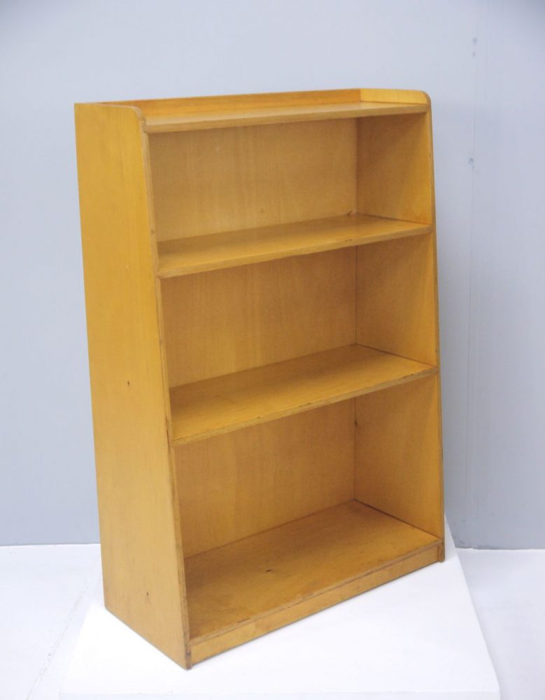 Midcentury – Pair of Birch Ply Bookshelves / Cabinet