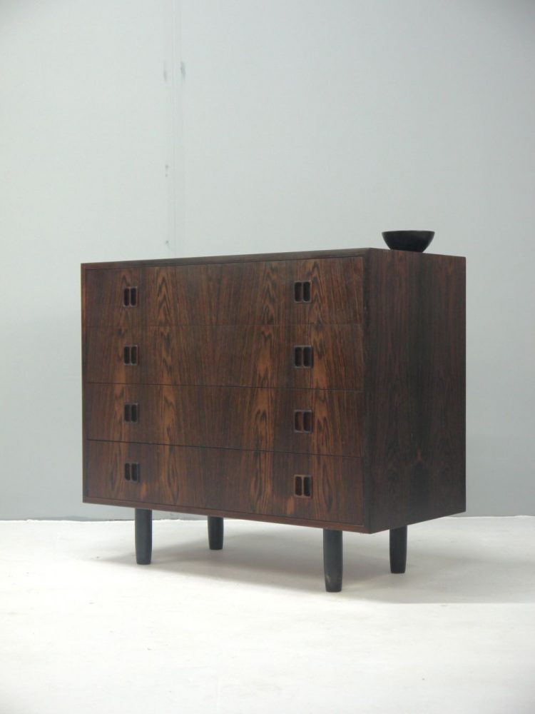 Danish – Rosewood Four Drawer Chest