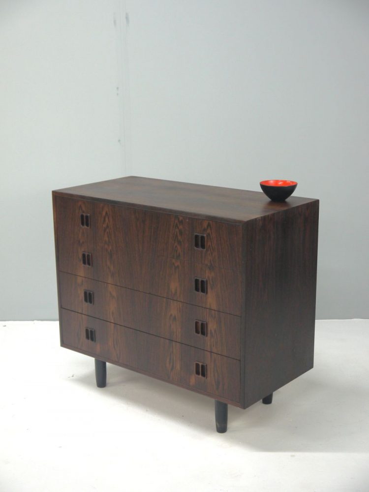 Danish – Rosewood Four Drawer Chest