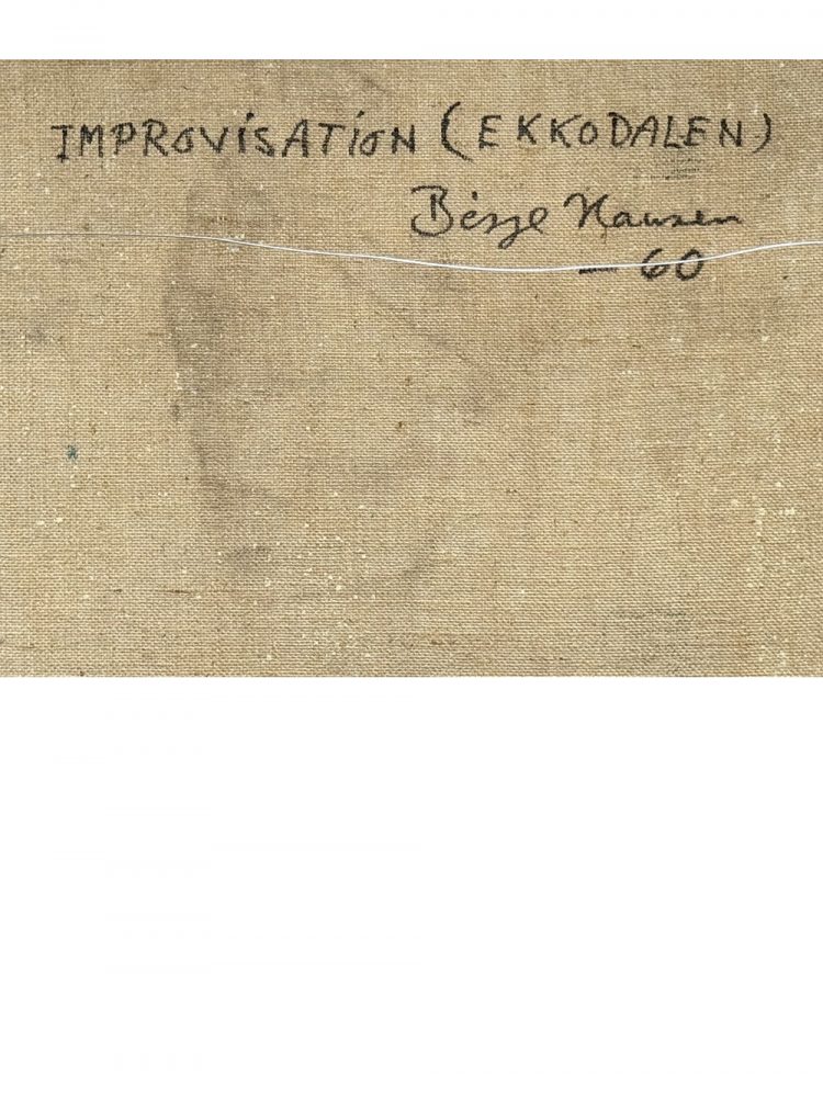 Borge Hansen – Oil on Canvas ‘Impovisation’