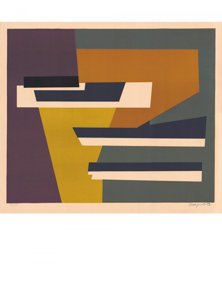 Paul Gadegaard – Untitled Composition Lithograph