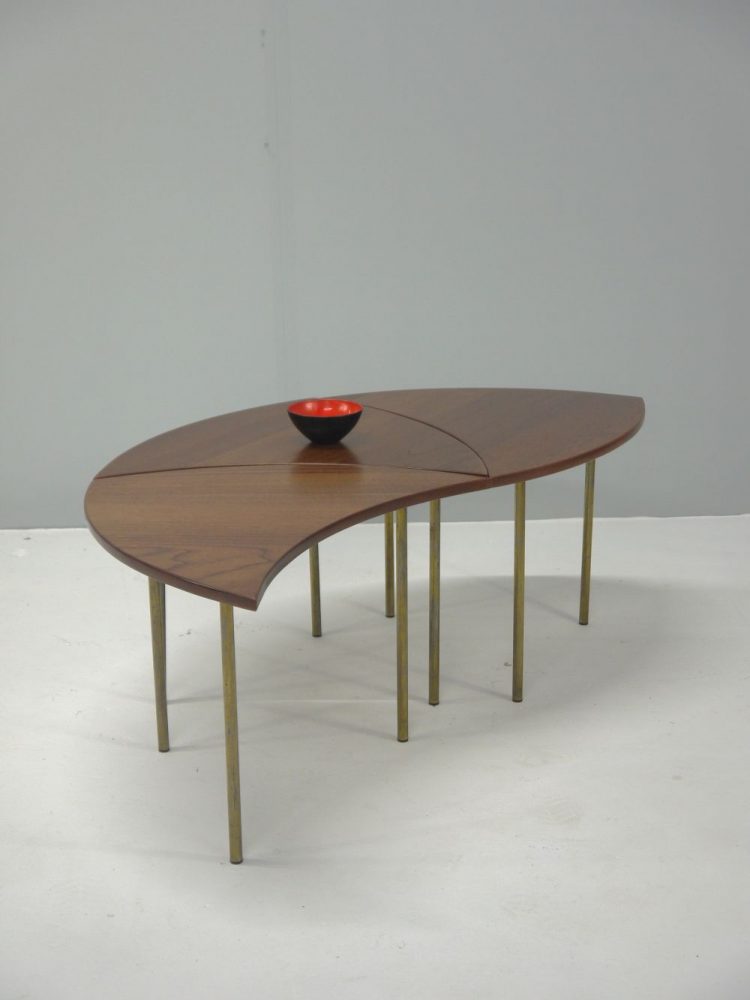 Peter Hvidt and Olga Molgaard  Nielsen – Pinwheel Coffee Table Model 523