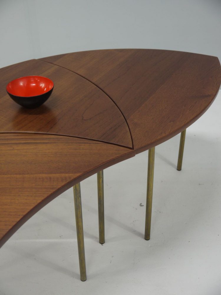 Peter Hvidt and Olga Molgaard  Nielsen – Pinwheel Coffee Table Model 523