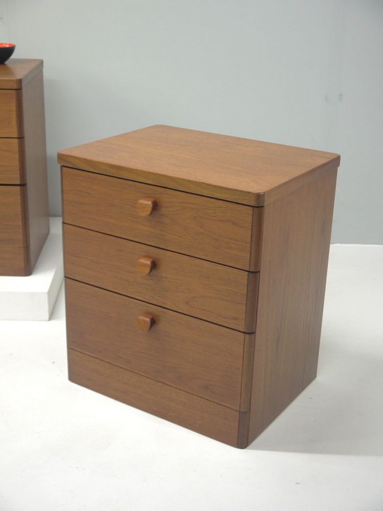 John and Sylvia Reid – Pair of Bedside Drawer Units for Stag