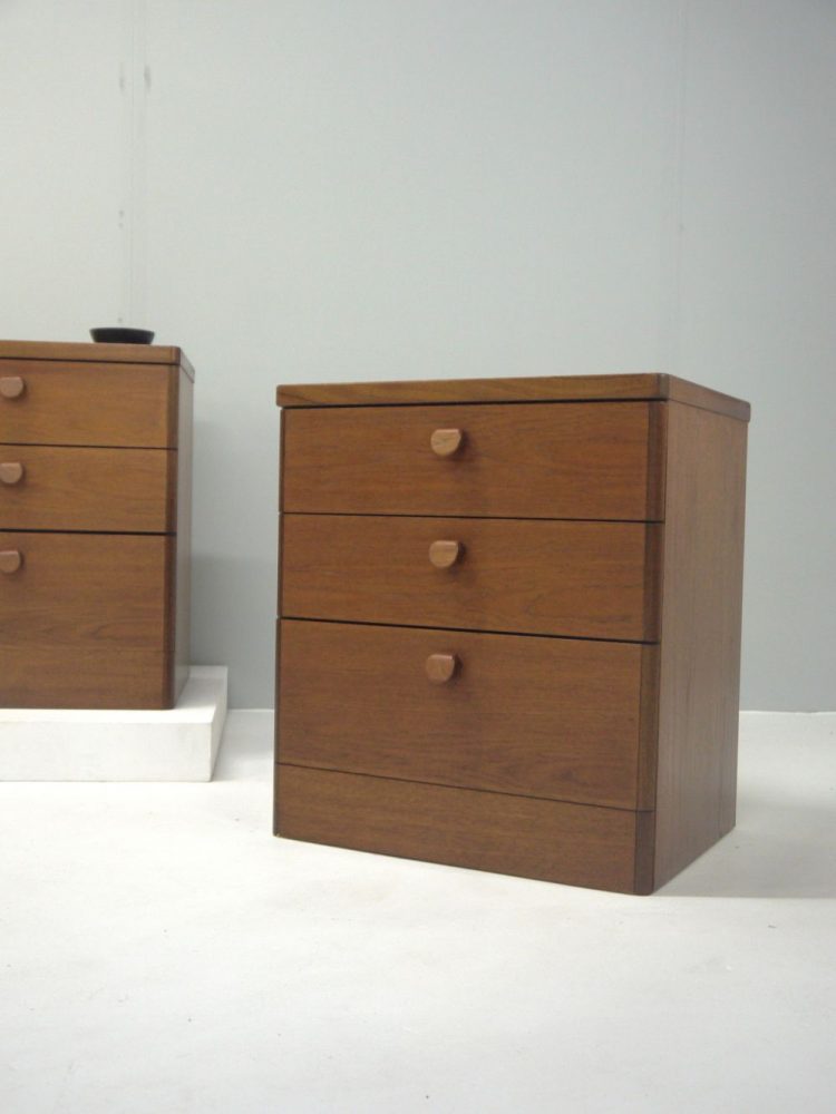 John and Sylvia Reid – Pair of Bedside Drawer Units for Stag