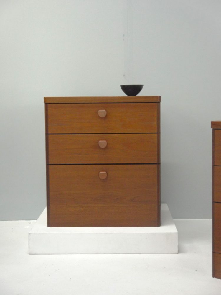John and Sylvia Reid – Pair of Bedside Drawer Units for Stag