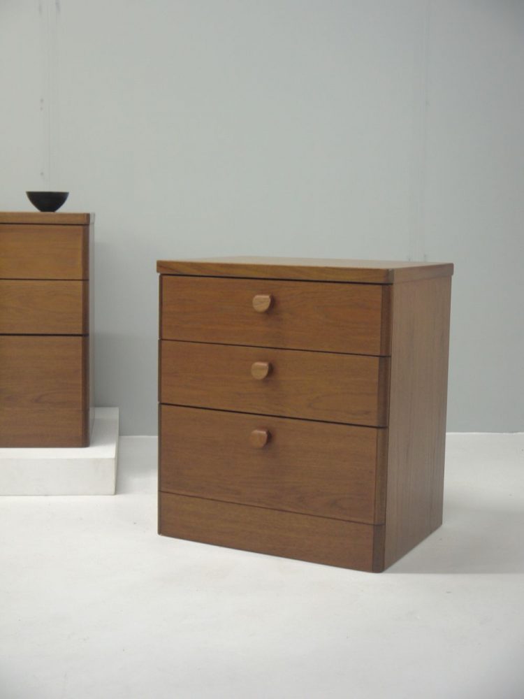 John and Sylvia Reid – Pair of Bedside Drawer Units for Stag