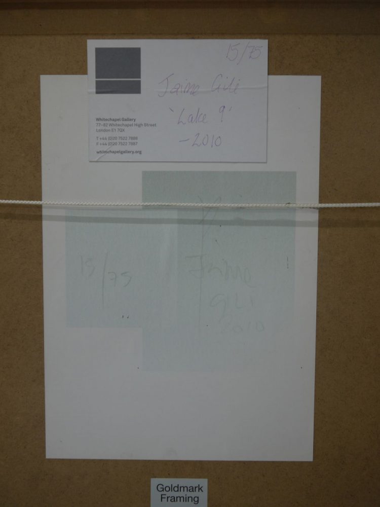 Jaime Gili – Five Colour Screen Print ‘Lake 9’