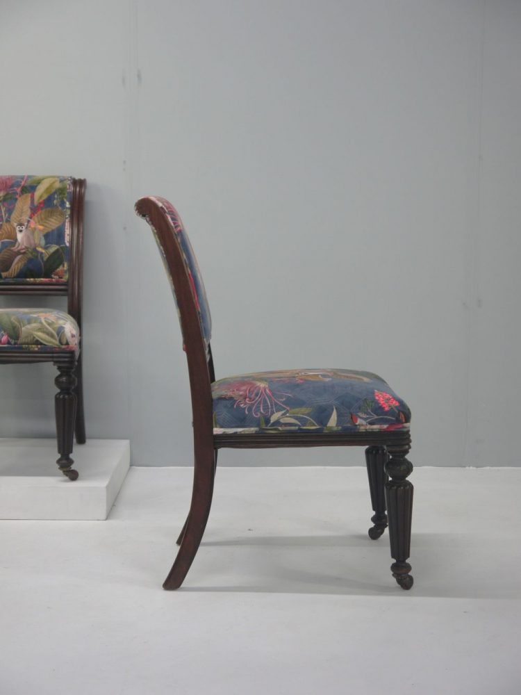 Victorian Gothic – Set of Four Dining Chairs