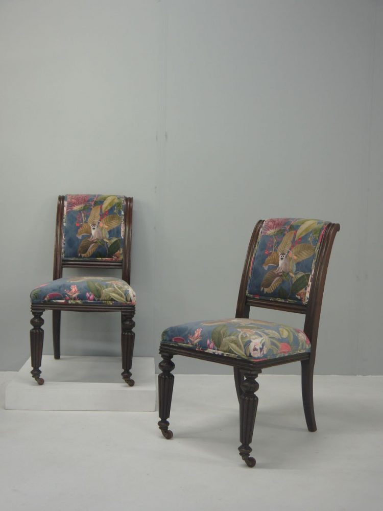 Victorian Gothic – Set of Four Dining Chairs