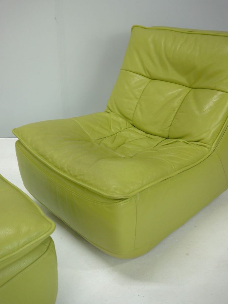 Desede – Leather Modular Chair and Ottoman Set