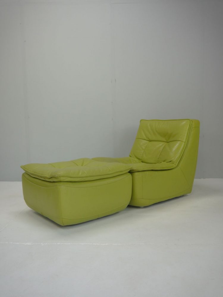 Desede – Leather Modular Chair and Ottoman Set