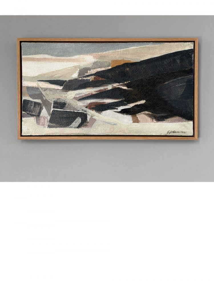 Gunnar Johnsson – Oil on Canvas ‘Coastal Landscape’