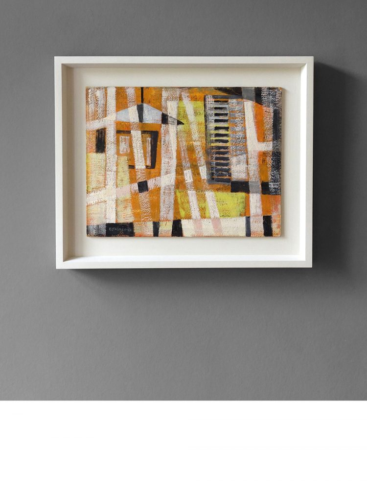 Esaias Thoren – Composition with Orange and Yellow