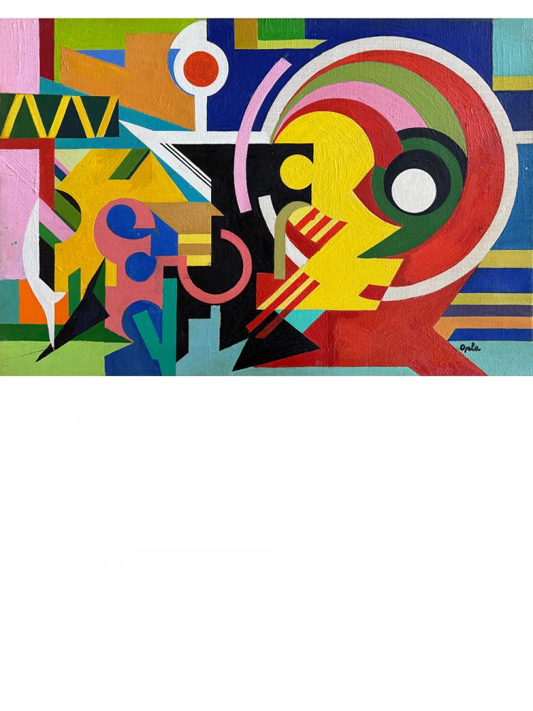 Rhythmic Composition – Oil on Canvas