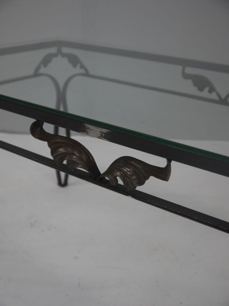 Modernist – Iron Glass Coffee Table
