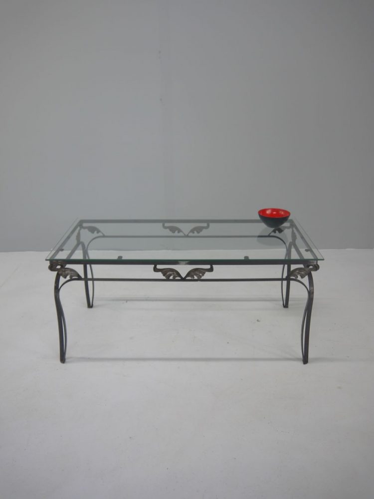 Modernist – Iron Glass Coffee Table