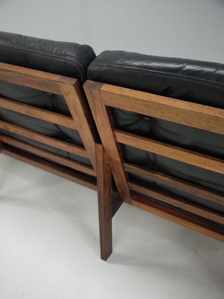 Illum Wikkelso – Danish Rosewood Three Seat Capella Sofa