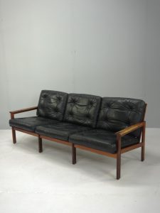 Illum Wikkelso – Danish Rosewood Three Seat Capella Sofa