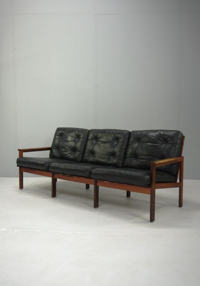 Illum Wikkelso – Danish Rosewood Three Seat Capella Sofa