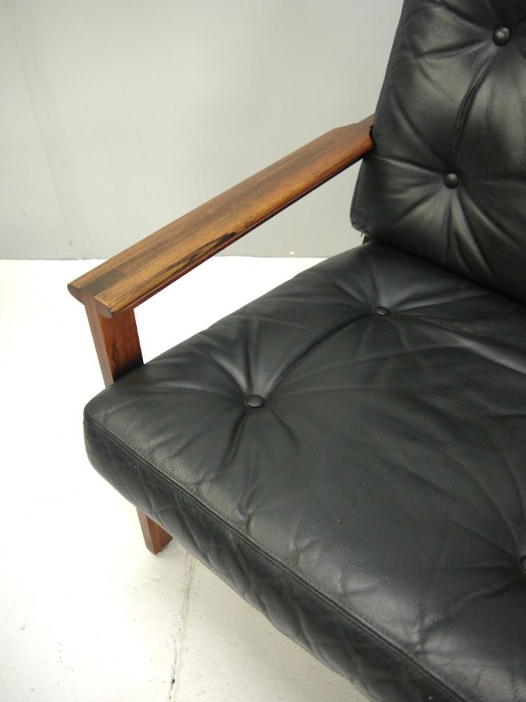 Illum Wikkelso – Danish Rosewood Three Seat Capella Sofa