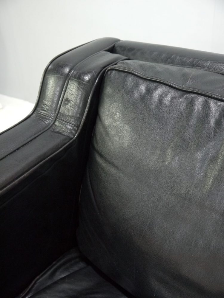 Borge Mogensen – Danish Three Seat Leather Sofa