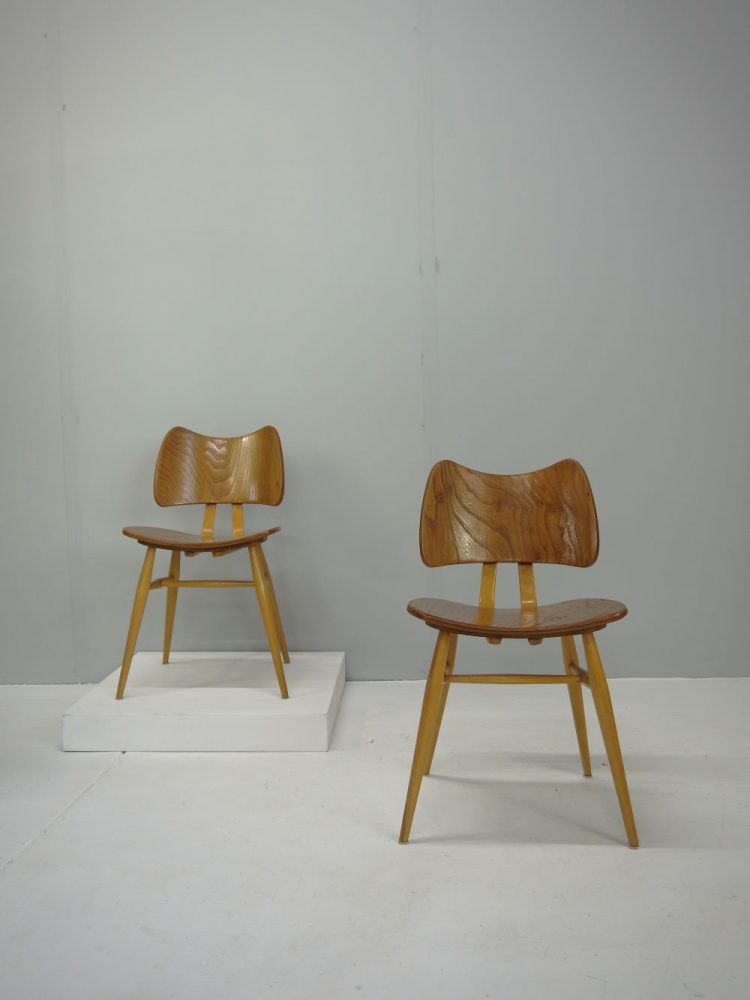 Lucian Ercolani – Original Set of Four Butterfly Chairs for Ercol