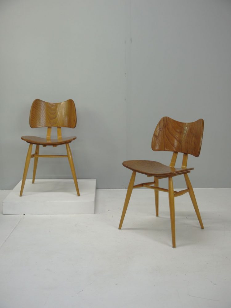 Lucian Ercolani – Original Set of Four Butterfly Chairs for Ercol