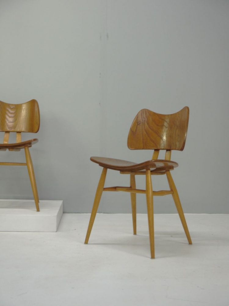 Lucian Ercolani – Original Set of Four Butterfly Chairs for Ercol