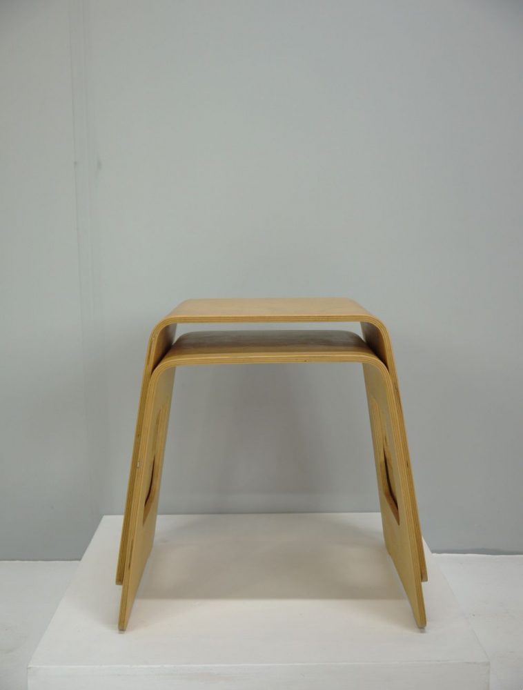Lisa Norinder – Bent Birch Ply Stool / Table for IKEA