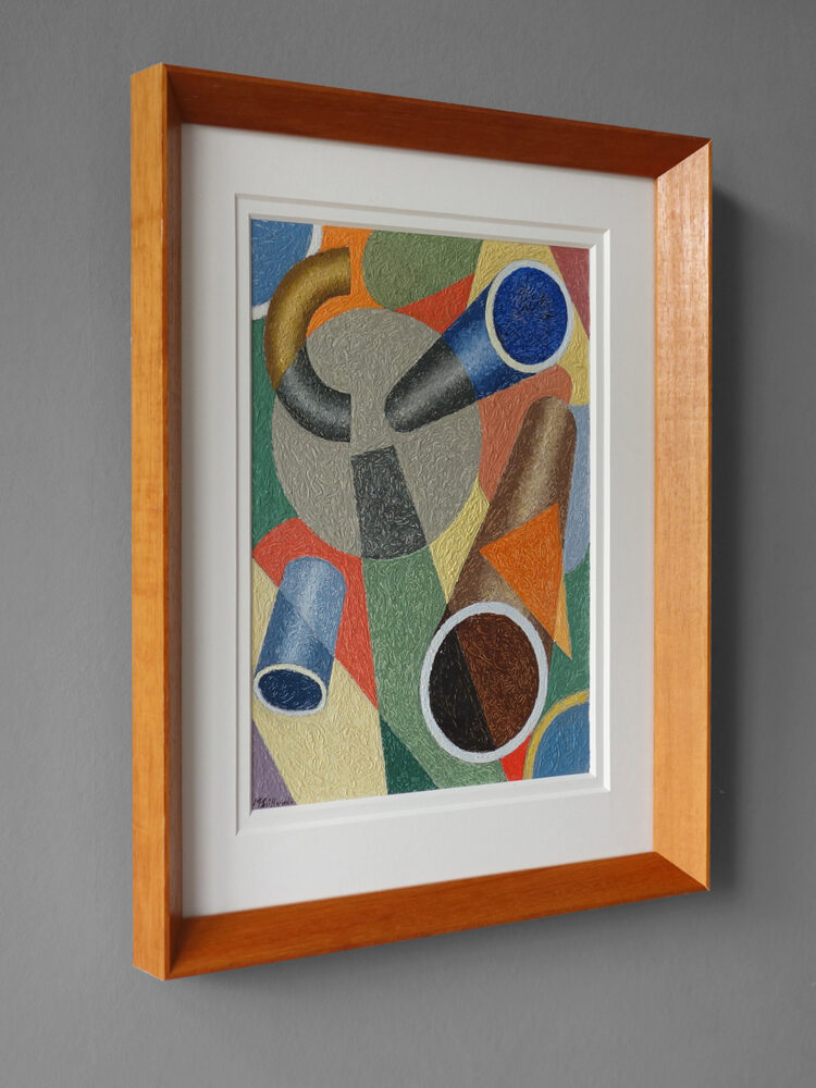 Martin Säflund – Oil on Card ‘Untitled Composition’